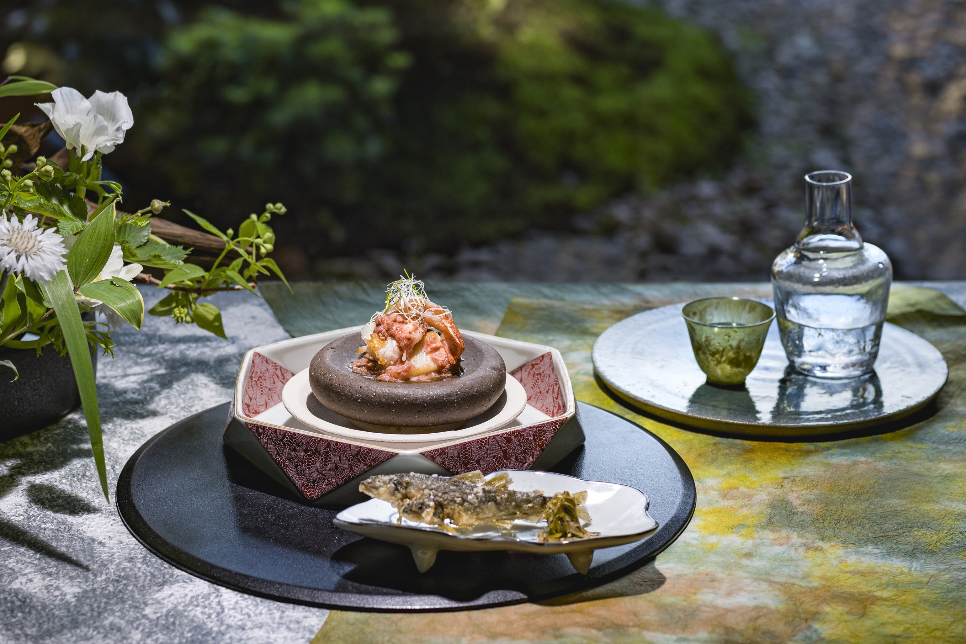 爽やかな新緑の庭園とお料理を楽しむ　初夏の会席料理