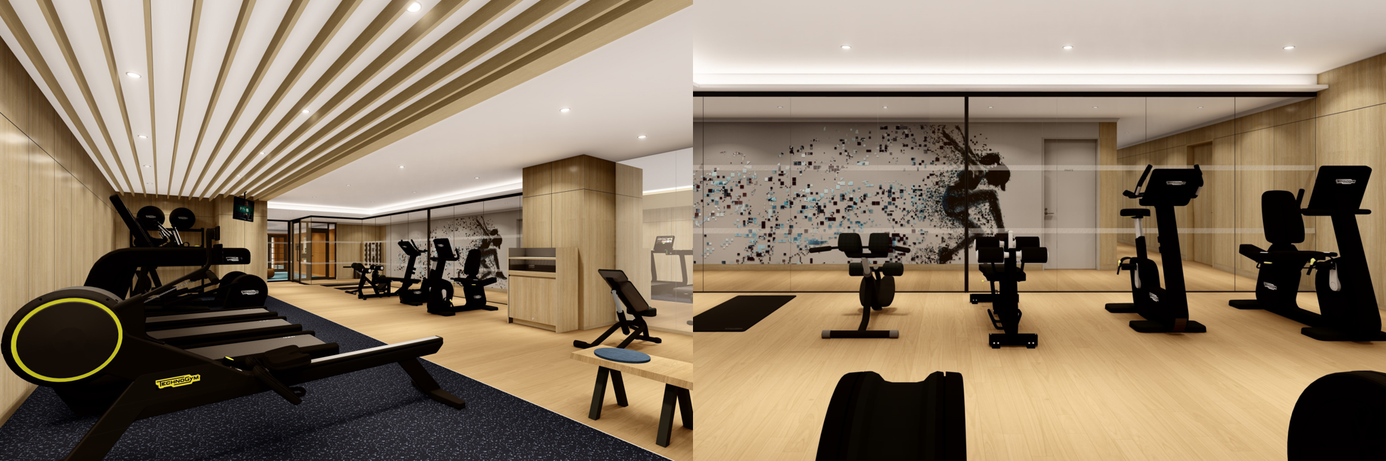 最先端のトレーニングマシンを完備、多様なプログラムを提供