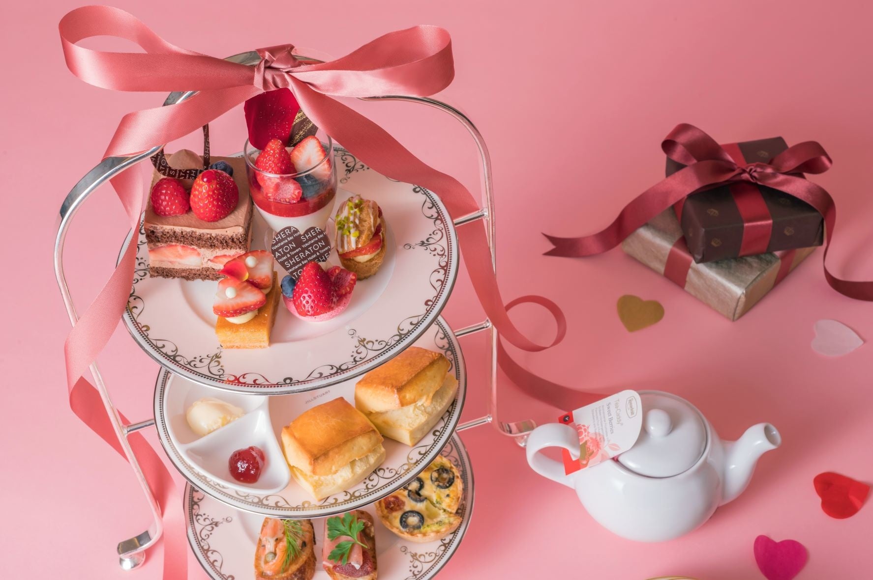 バレンタイン限定アフタヌーンティーセット(１名様分）