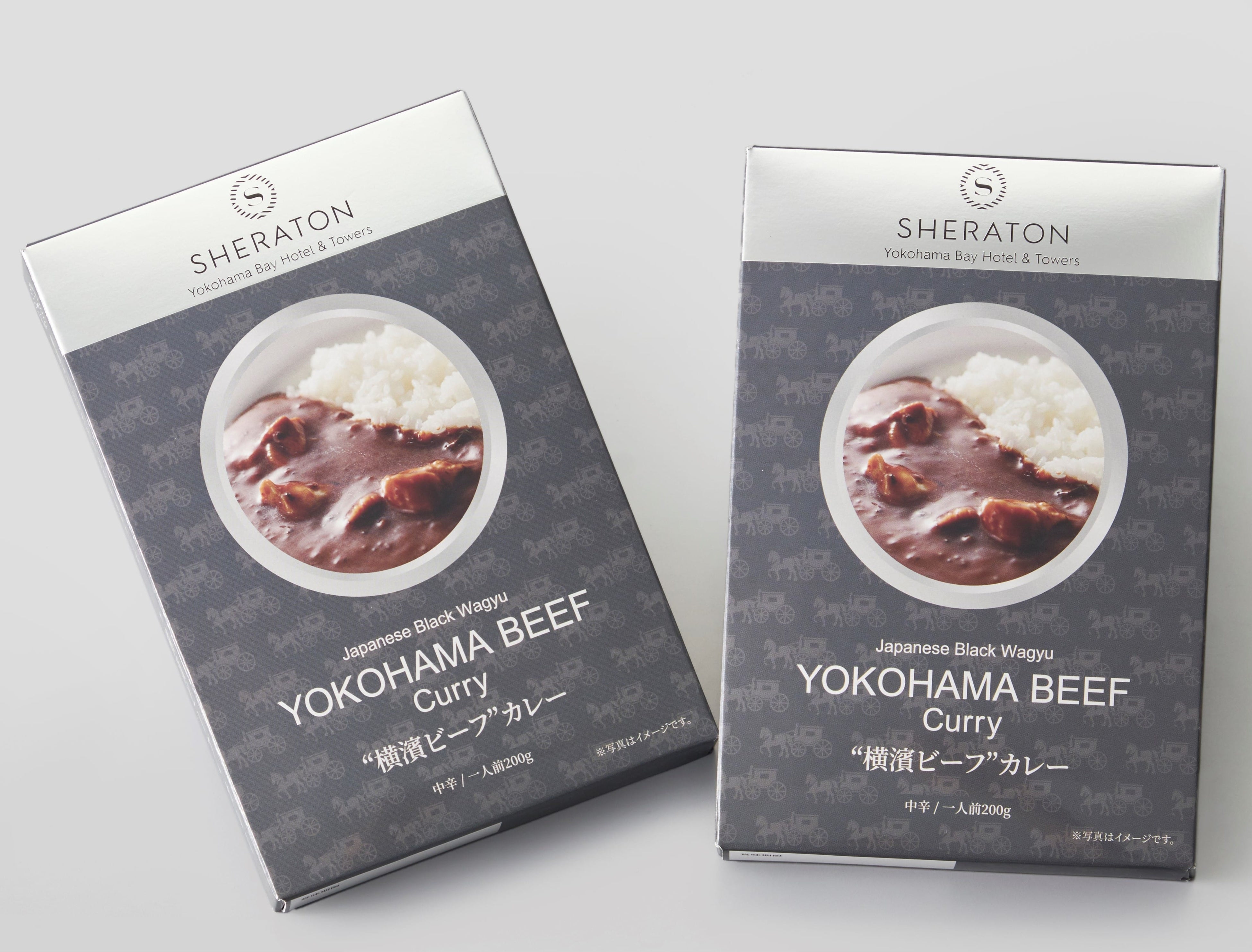 東海大学の学生がデザインしたパッケージで販売される「“横濱ビーフ”カレー」