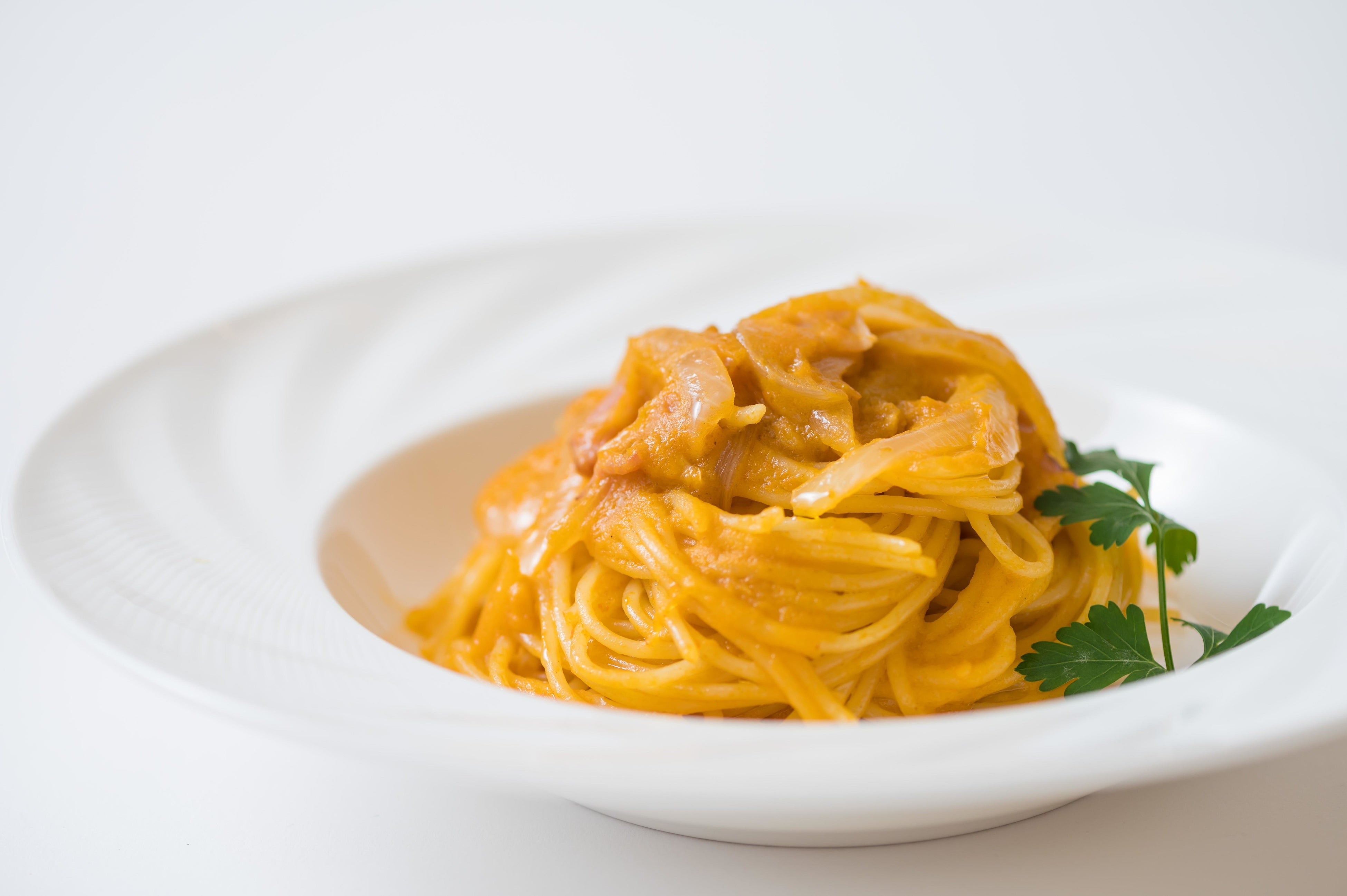 「フレンドリー・ベジペースト」を使用したパスタ(料理一例)