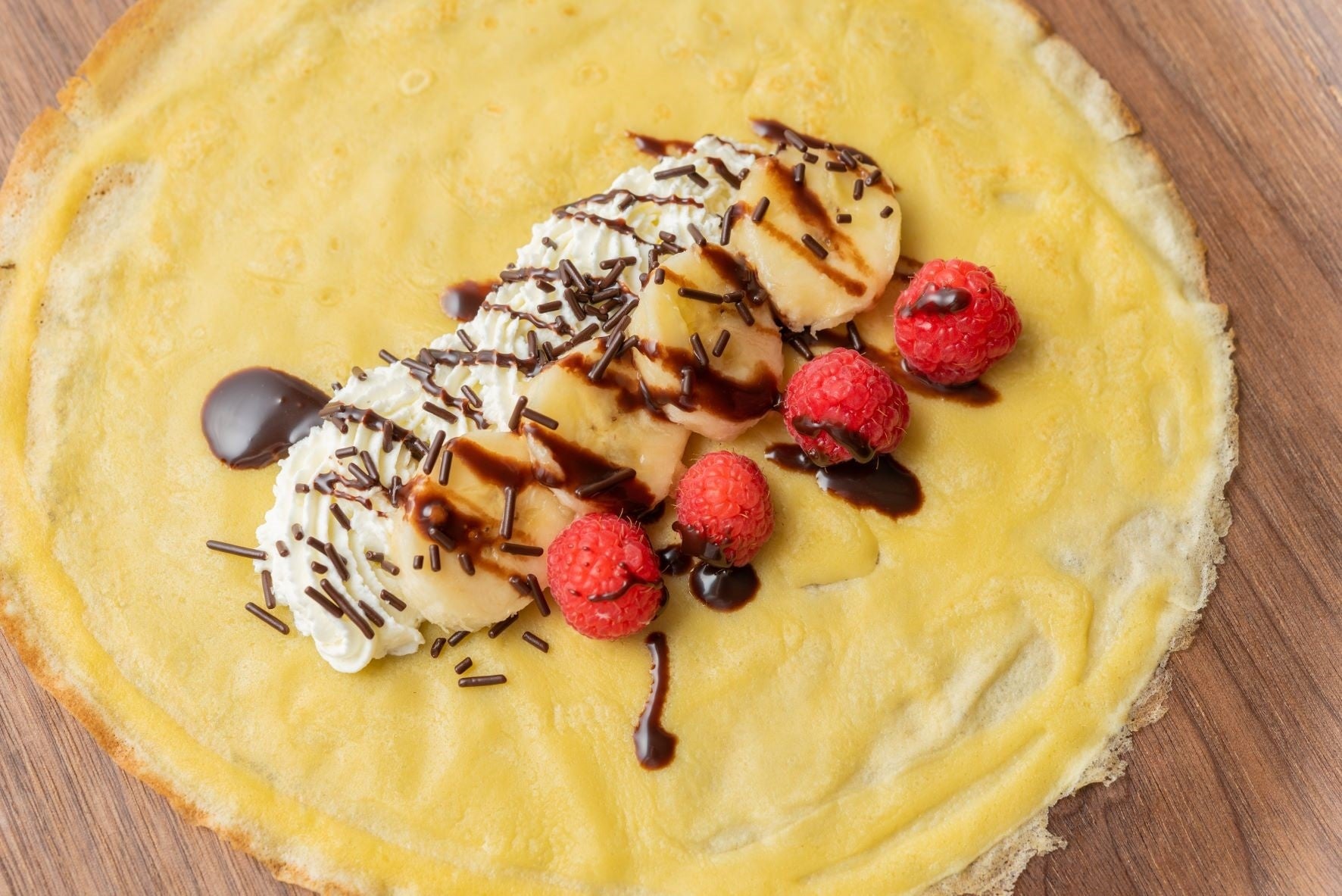 焼きたてクレープ