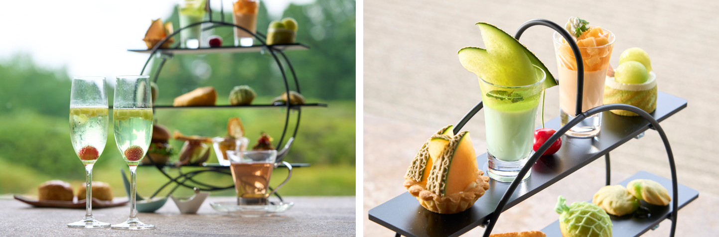 画像①：WELCOME DRINK       　　　   　　　     画像②：SWEET（上段）