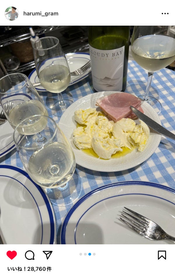 栗原はるみの公式インスタグラム「harumi_gram」より