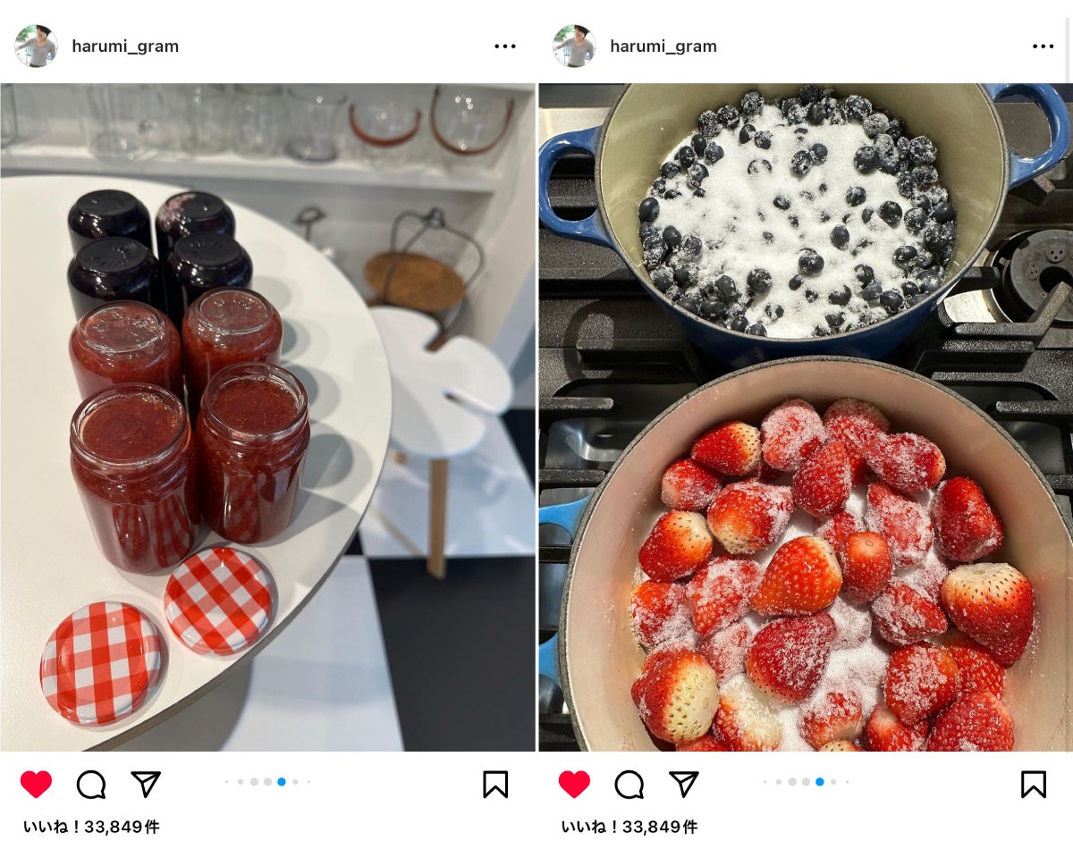 栗原はるみの公式インスタグラム「harumi_gram」より