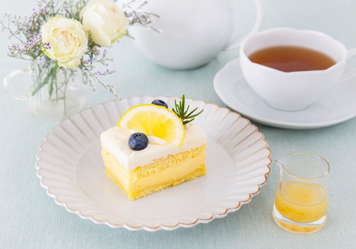 「季節のショートケーキ〜ゆずのレアチーズ〜」