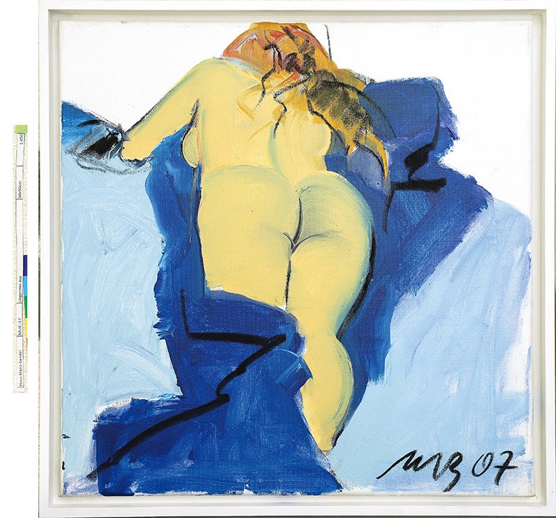 Klaus Menz-Zander Liegender Akt