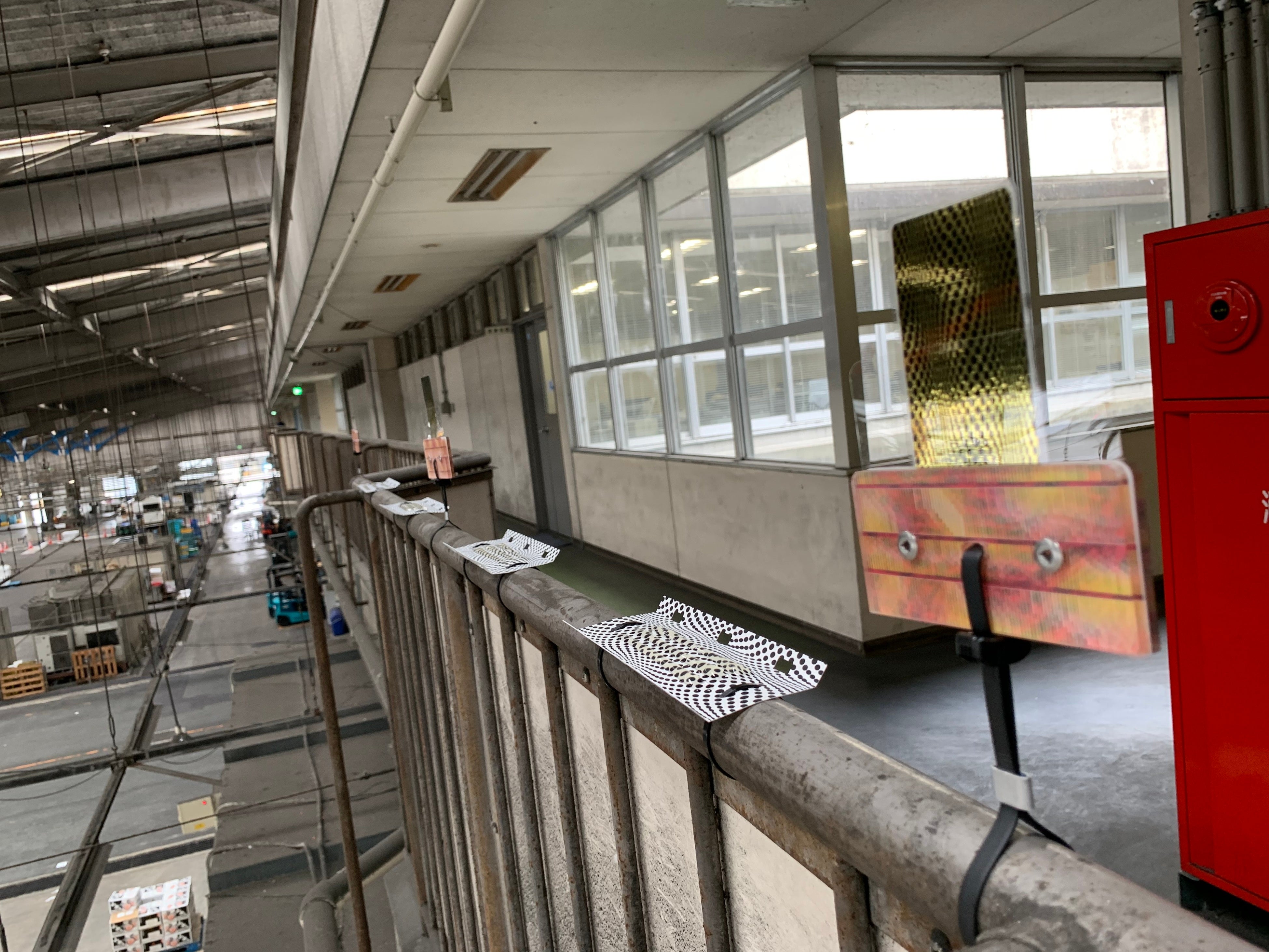 取り付け現場の様子