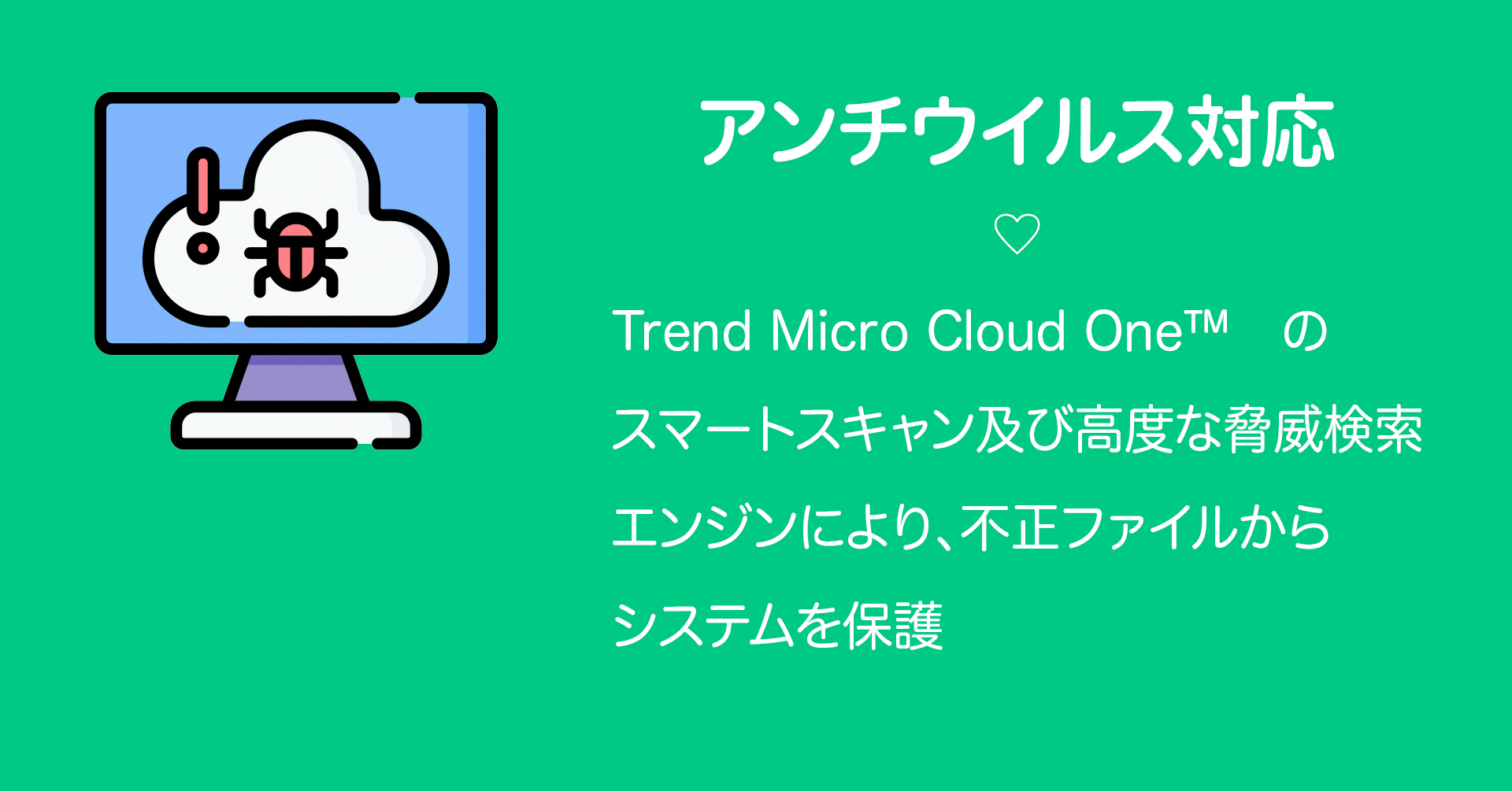 アンチウイルス対応しました