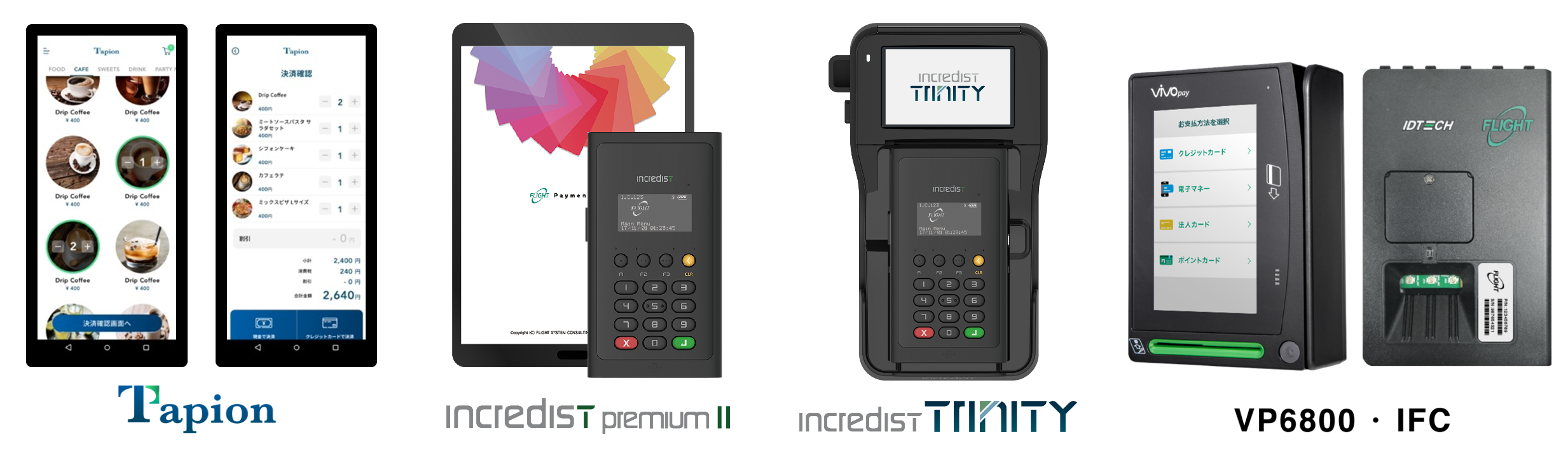 フライト電子決済ソリューション製品