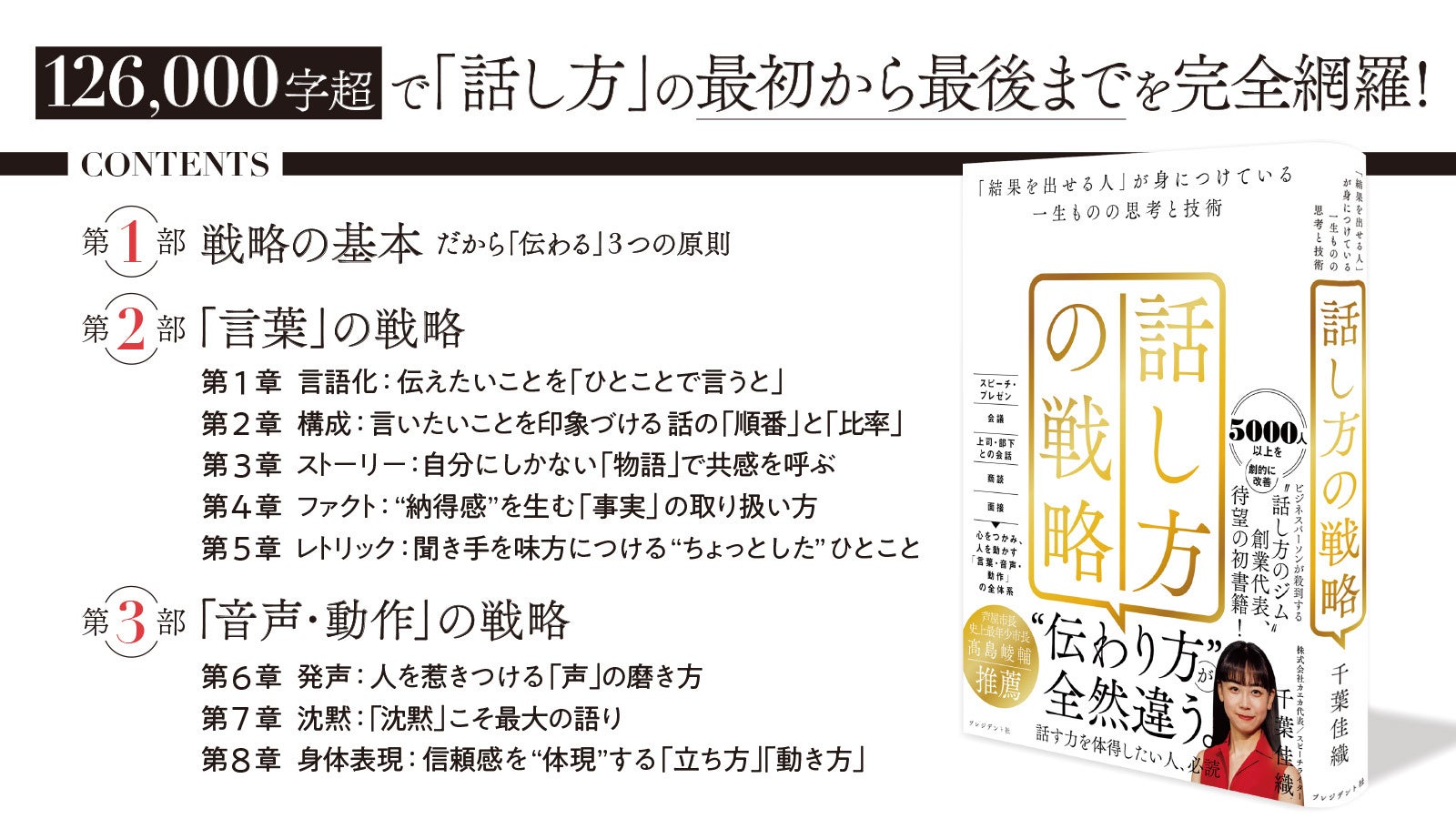 千葉佳織 初著書『話し方の戦略』がAmazonランキング「本 総合