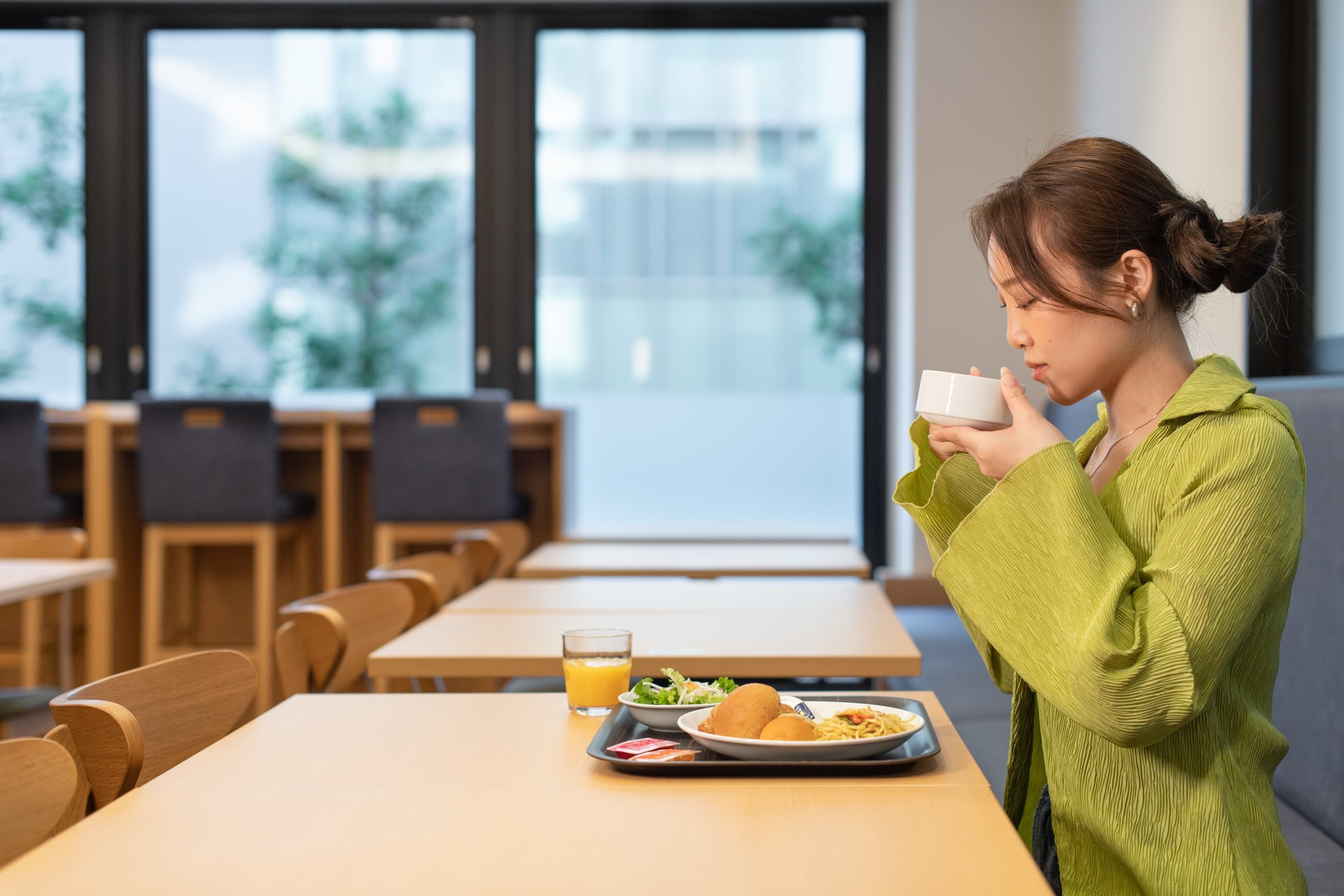 朝食ビュッフェ