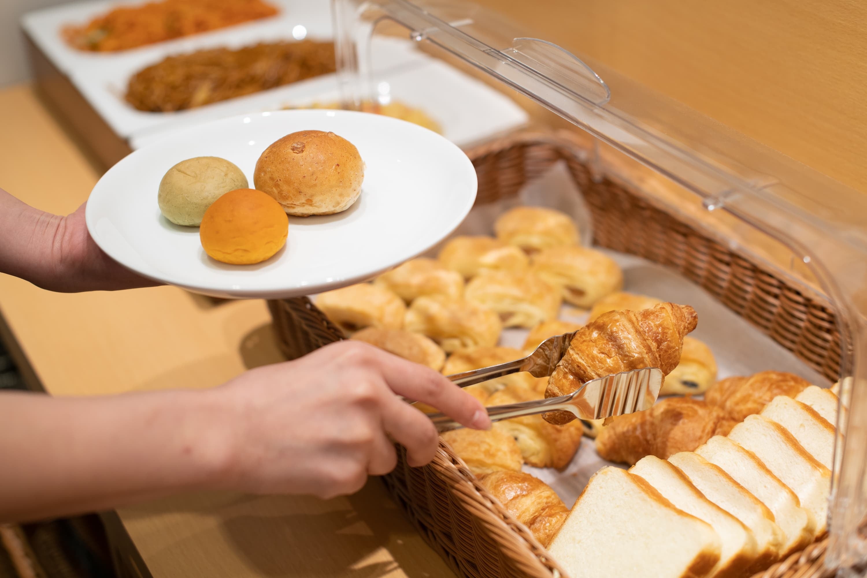 朝食ビュッフェ