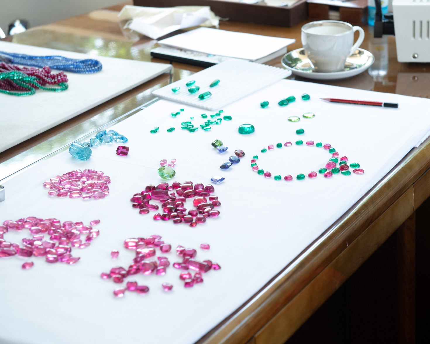 インド　ジャイプルでの石の買い付け