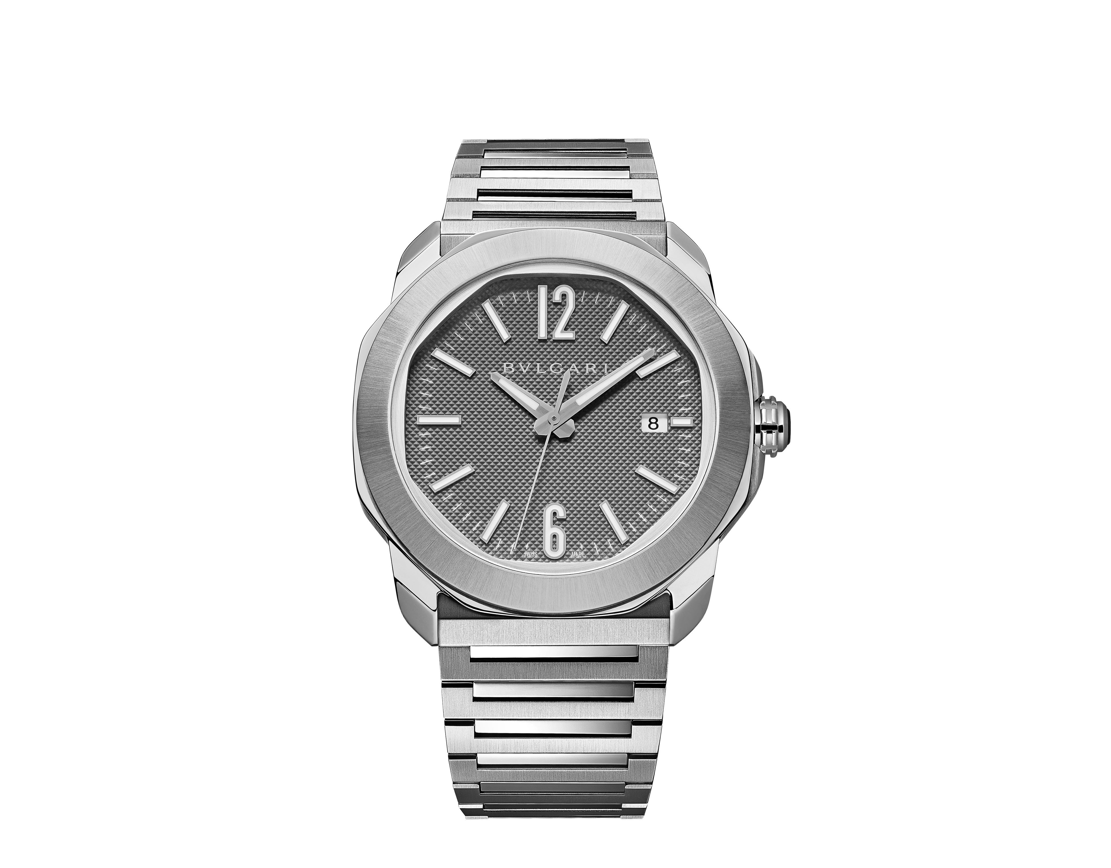 オクト ローマ」オクタゴンのタイムピース ブルガリWatches and