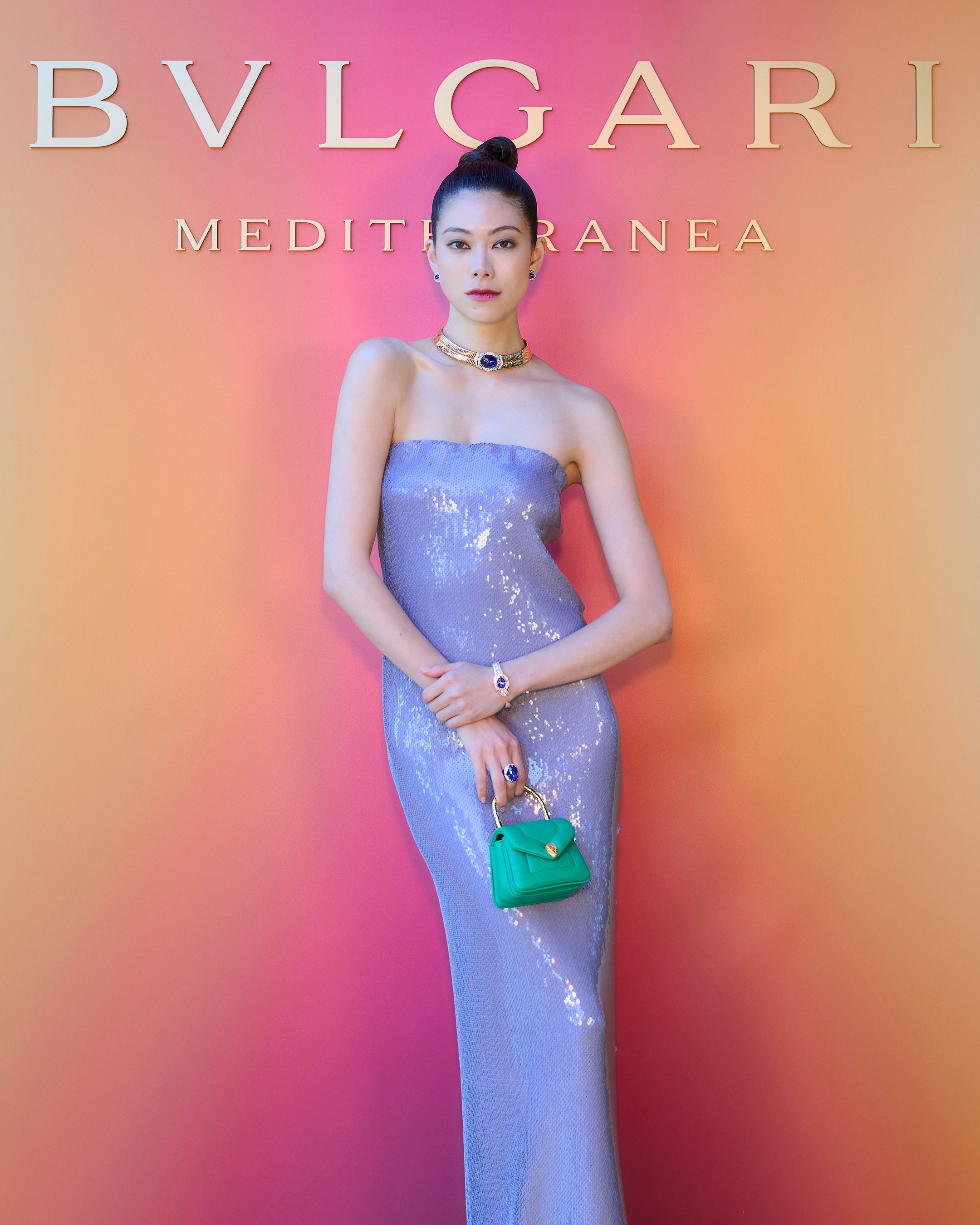 モデルでブルガリ アンバサダーの 森 星