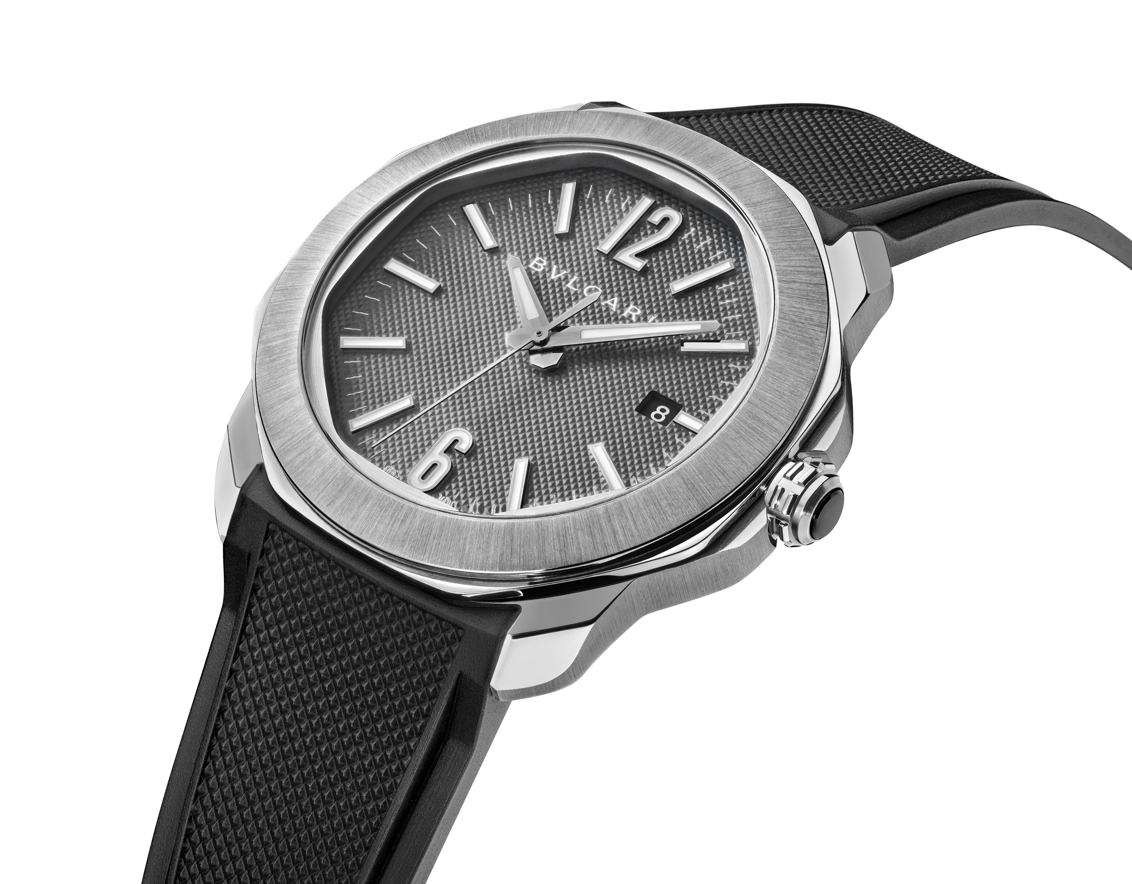 Geneva ジュネーブ時計グランプリ ブルガリ オクト プレート 箱付き Geneva ジュネーブ時計グランプリ ブルガリ オクト プレート 箱