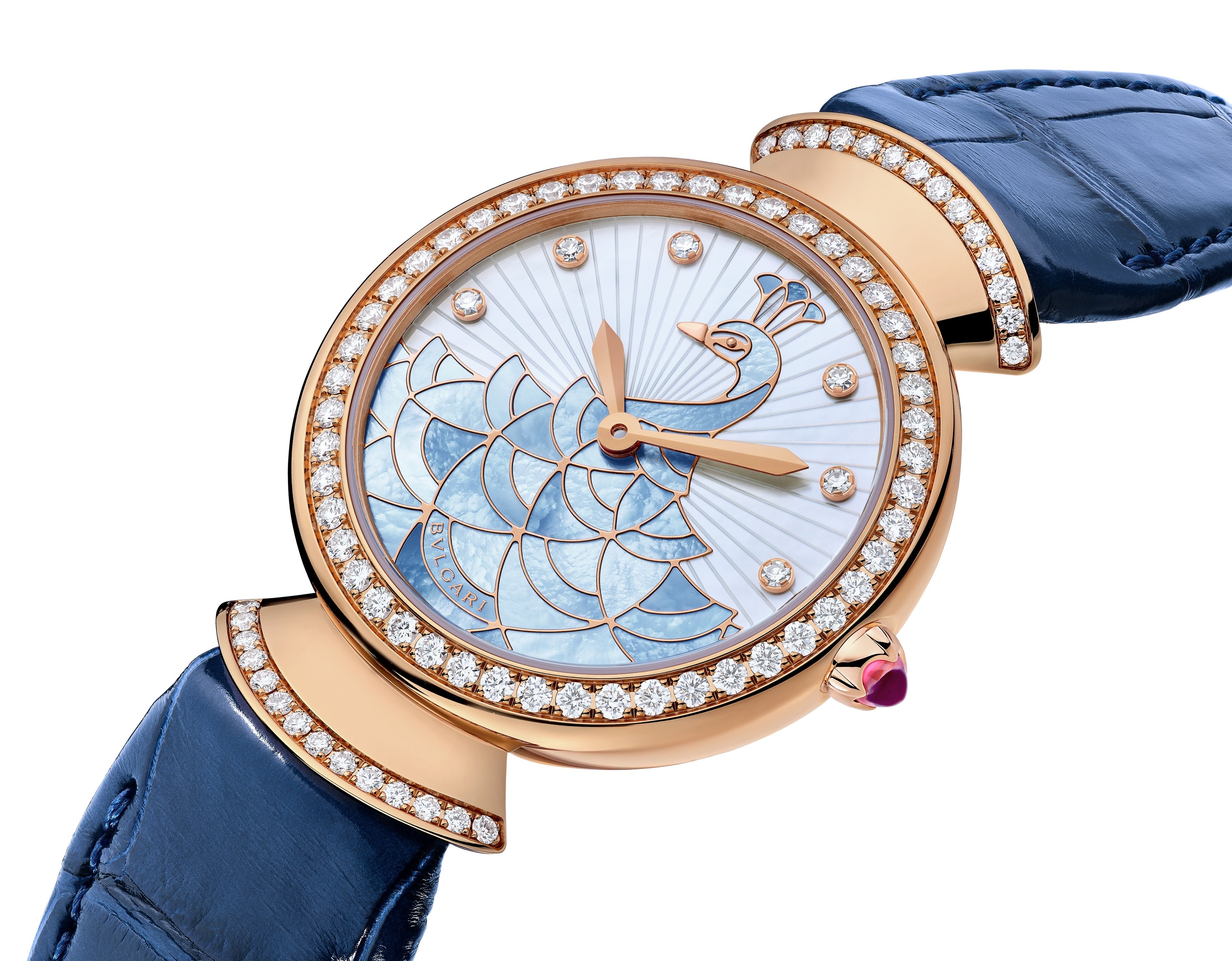 ディーヴァ ドリーム ピーコック フェザー マルケトリ