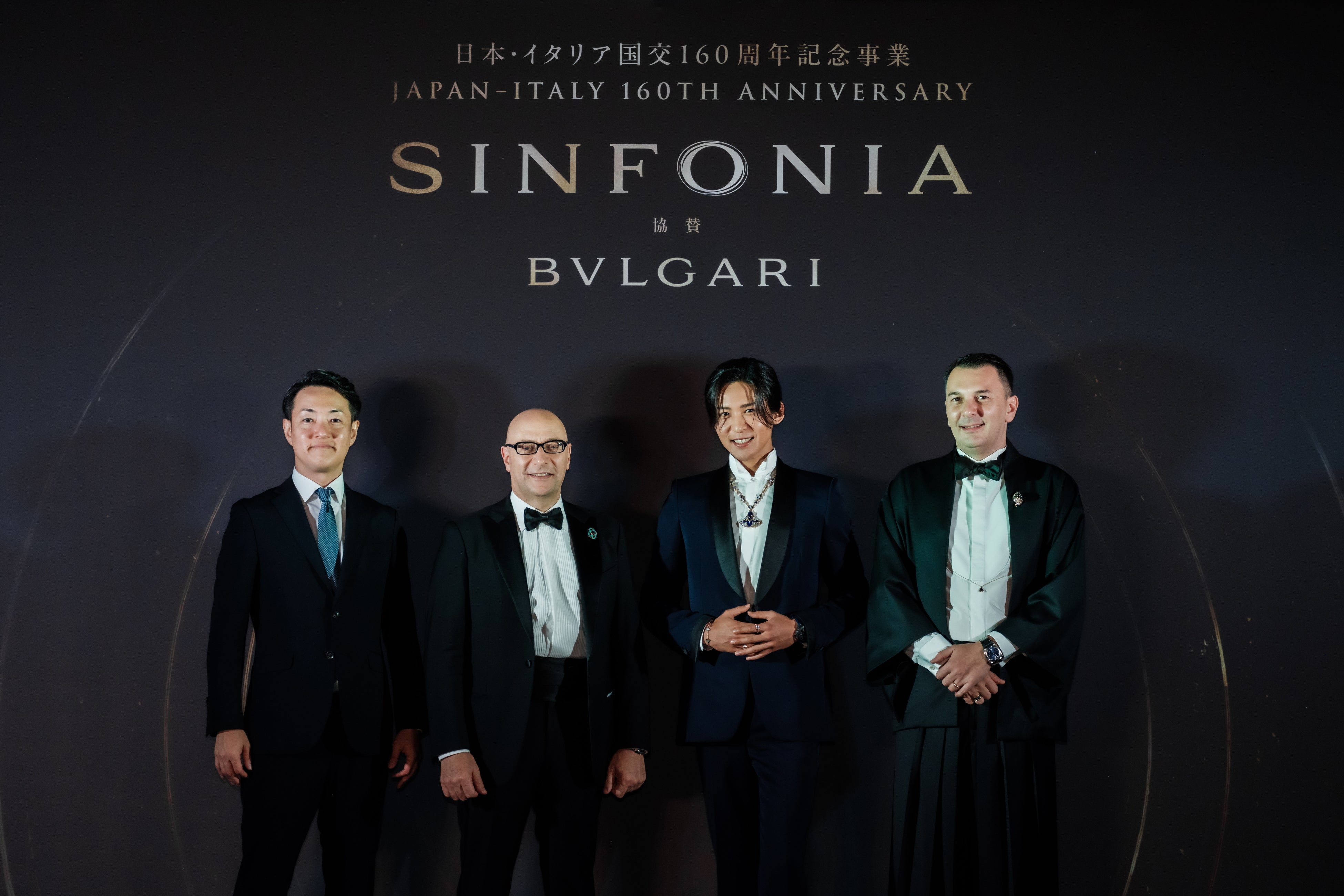 【ブルガリ】日本・イタリア国交160周年記念事業 大阪城プロジェクションマッピング「SINFONIA」開催 – 開幕を記念し、点灯式にブルガリ アンバサダーの目黒蓮が登壇