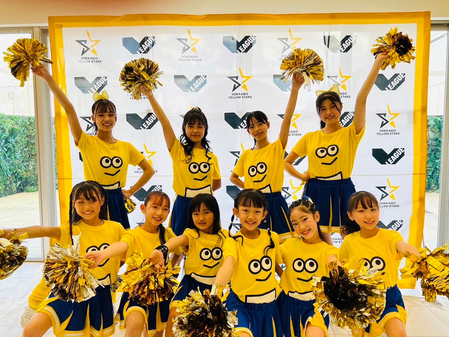 V2男子バレー「北海道イエロースターズ」チーム公式チアチーム