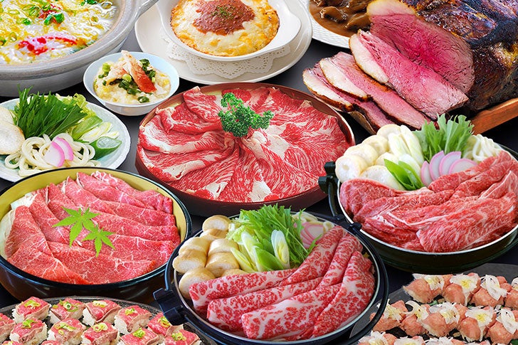 三大牛&松茸づくしﾌﾟﾚﾐｱﾑﾋﾞｭｯﾌｪ食べ放題