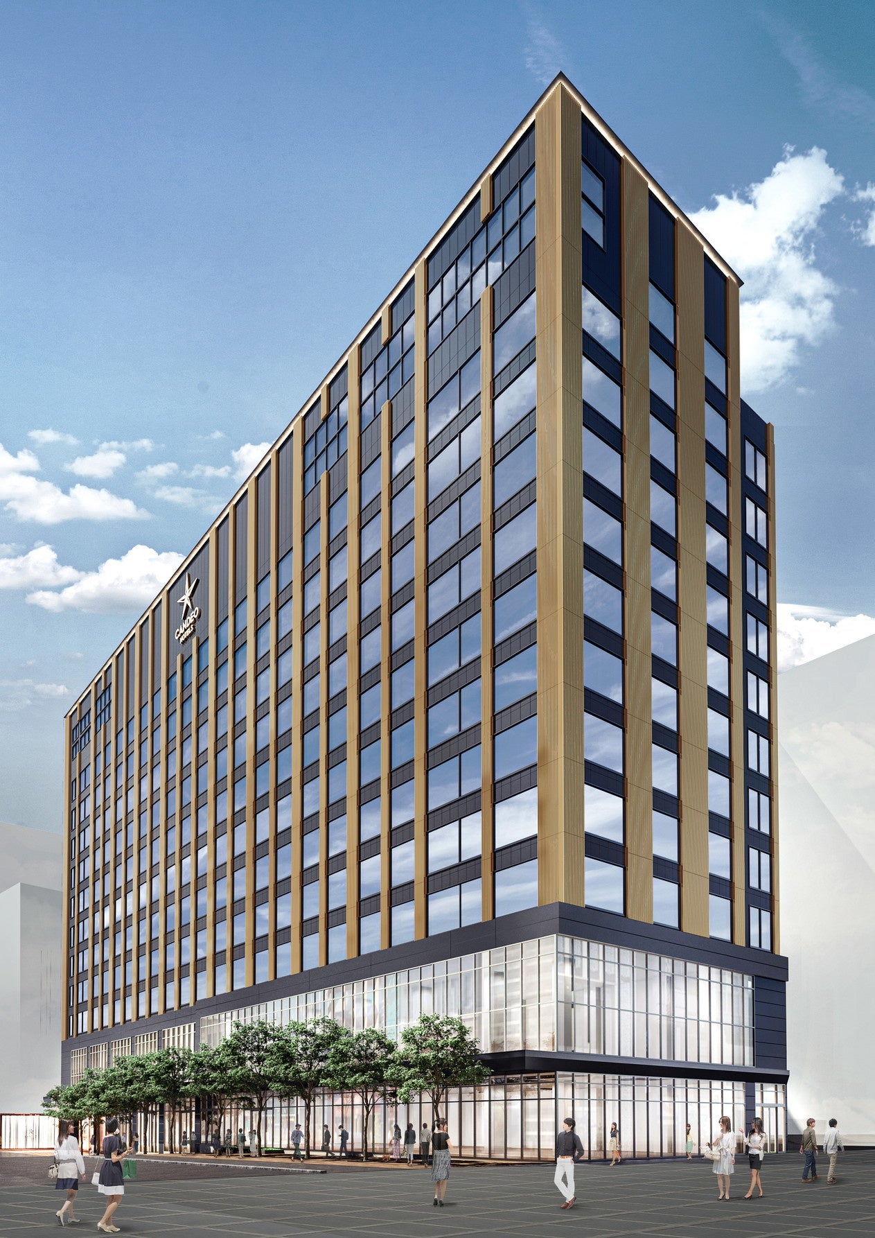 「カンデオホテルズ熊本新市街」外観イメージ