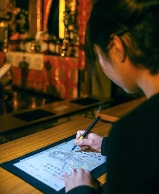 絵写経体験　イメージ