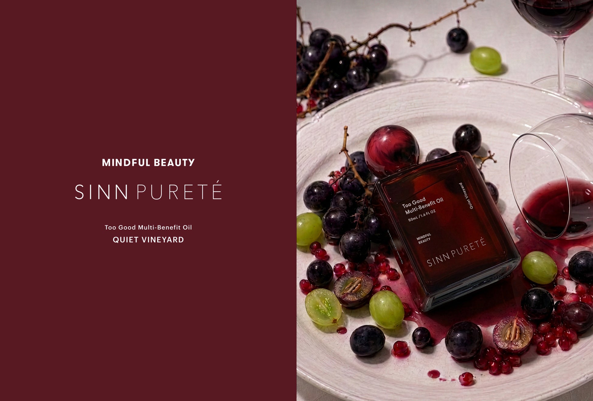 【Cosme Kitchen×SINN PURETÉ】限定ワインをテーマにした香り「Quiet Vineyard」を纏う、ヘア＆ボディオイルが登場！