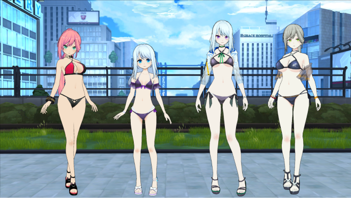 左からチイ、ステラ、エフネル、ナビ