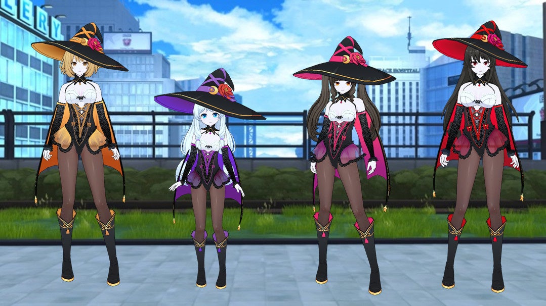 左からハル、ステラ、リリー、イリス