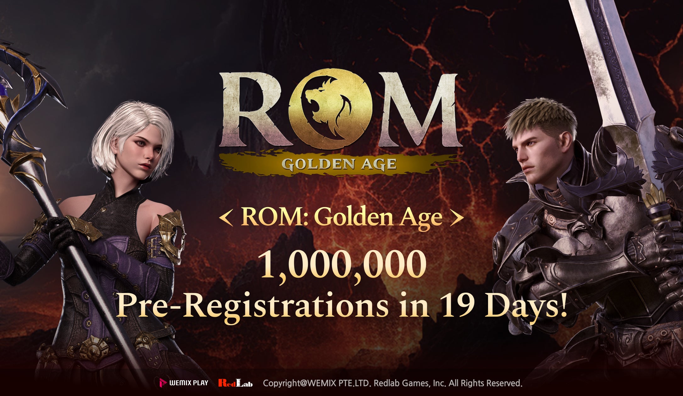 ROM: Golden Age、事前登録100万人突破!Web3 MMORPG ROM: Golden Age、事前登録100万人突破!Web3 MMORPG