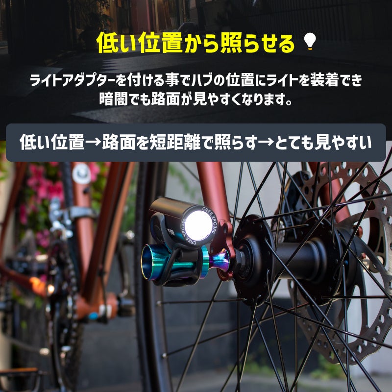 新商品 クイックリリース スルーアクスル対応 自転車パーツブランド Gorix から 自転車用ライト ホルダー Gx Holder が新発売 Gorix株式会社のプレスリリース