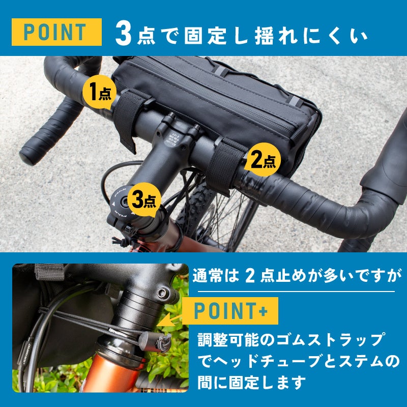 OUTBACK バッグ取り付け用　フロントアタッチメント　自転車用 OUTBACK バッグ取り付け用 フロントアタッチメント 自転車用