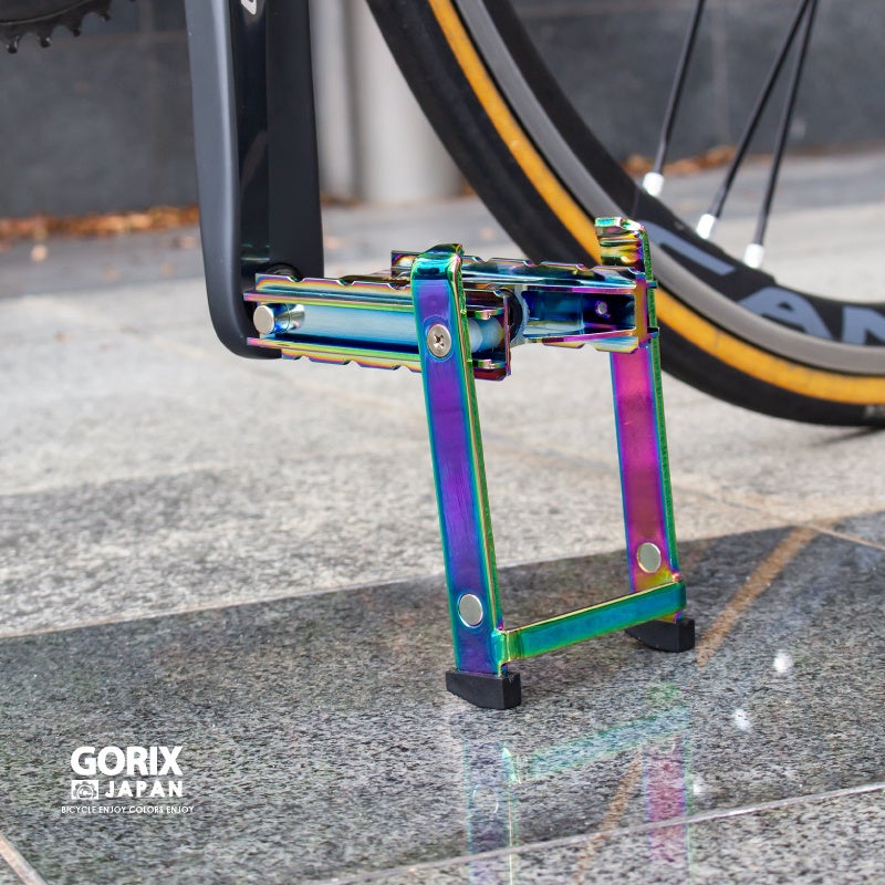 新商品】【ペダルスタンド内蔵!!】自転車パーツブランド「GORIX