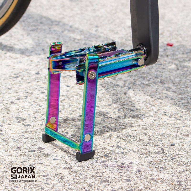新商品】【ペダルスタンド内蔵!!】自転車パーツブランド「GORIX