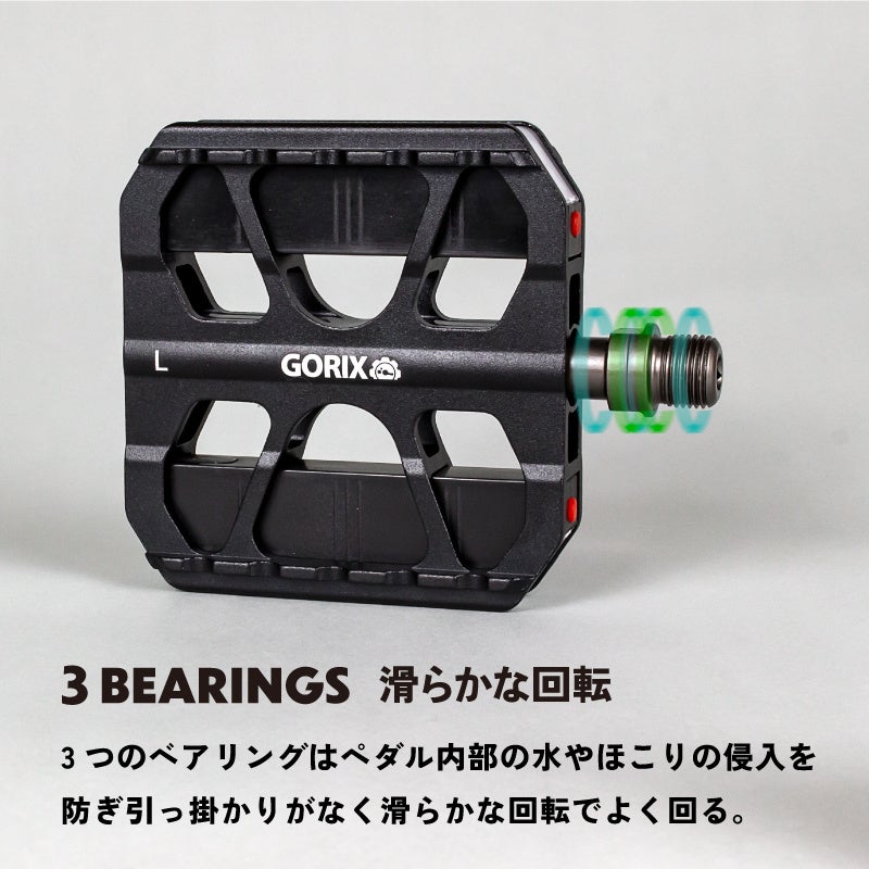 滑らかな回転で良く回る3つ密封式ベアリング