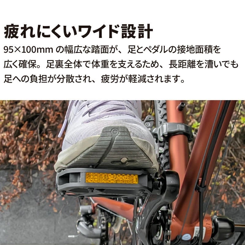 自転車パーツブランド「GORIX」が新商品の、フラットペダル(GX