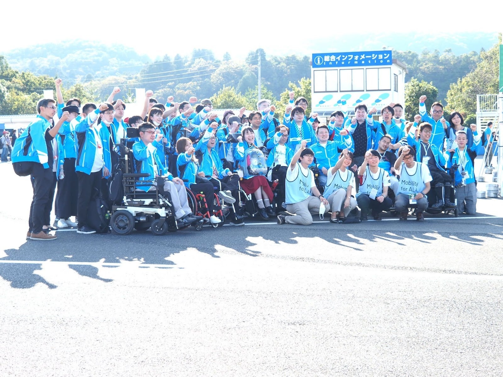 ▲10月16日　岡山国際サーキット来訪の様子