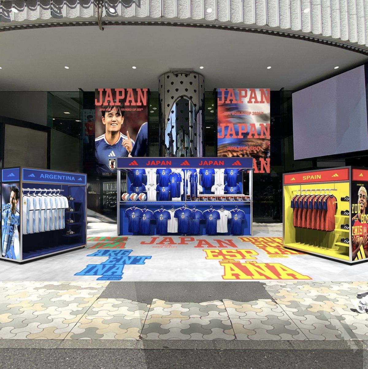 アディダス FIFAワールドカップ ストア at ラフォーレ原宿」が期間限定
