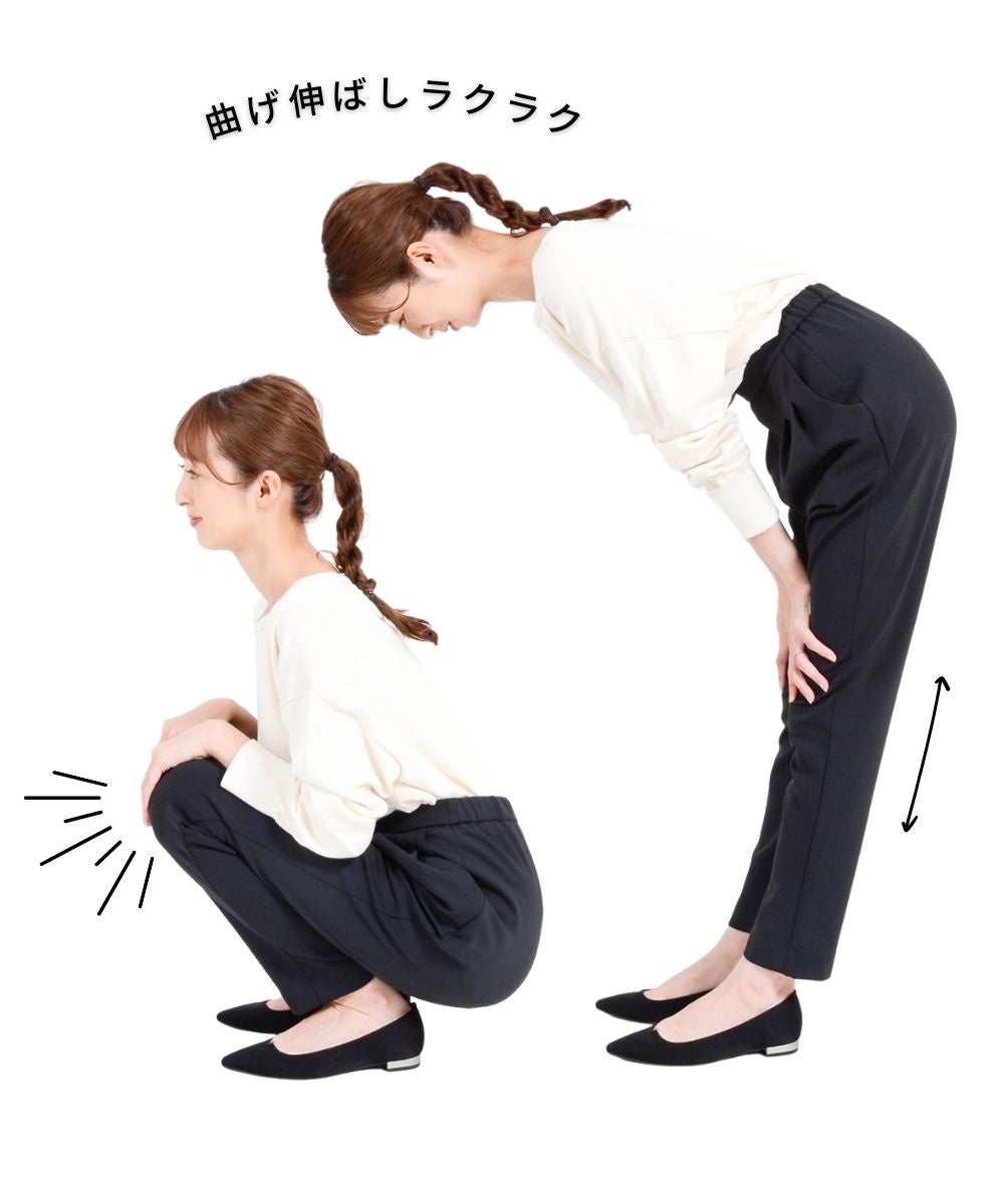 360°タテヨコナナメに伸びる生地