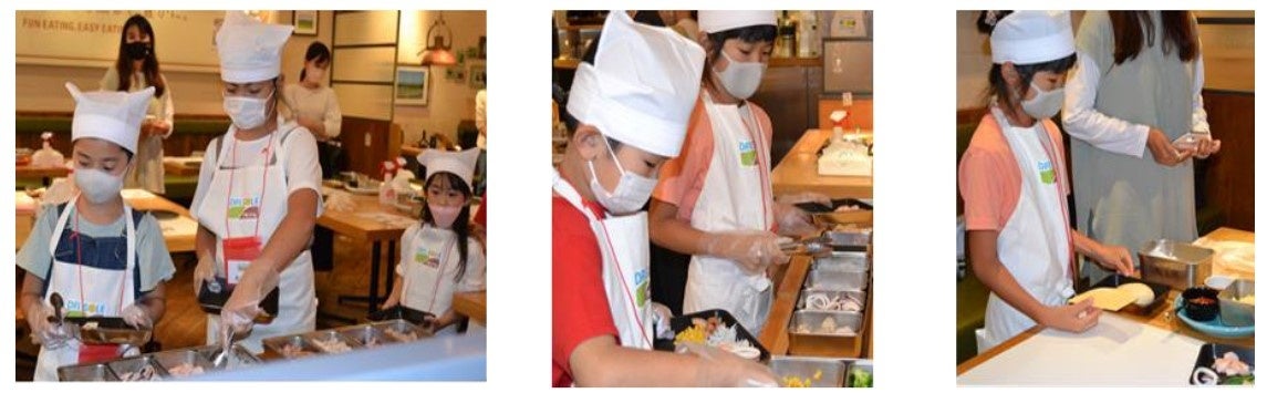 トッピングを選んでピザ作りに挑みます