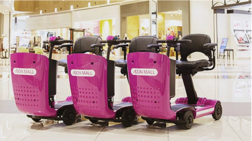 大型ショッピングモールでも導入