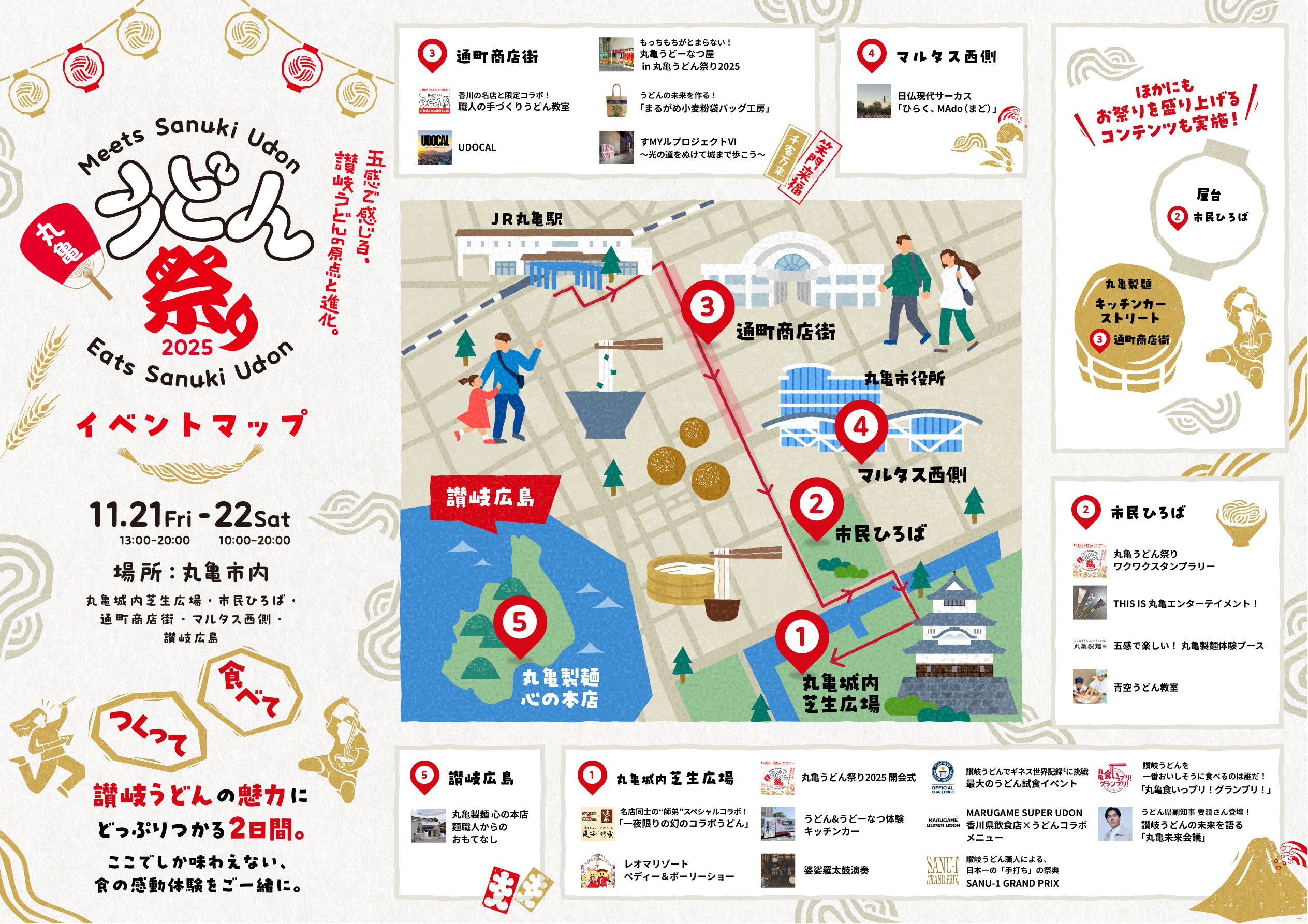 丸亀うどん祭り2025