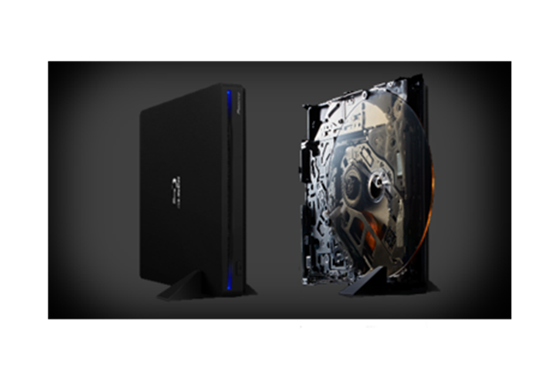 【縦置き可能なスロットローディング方式】