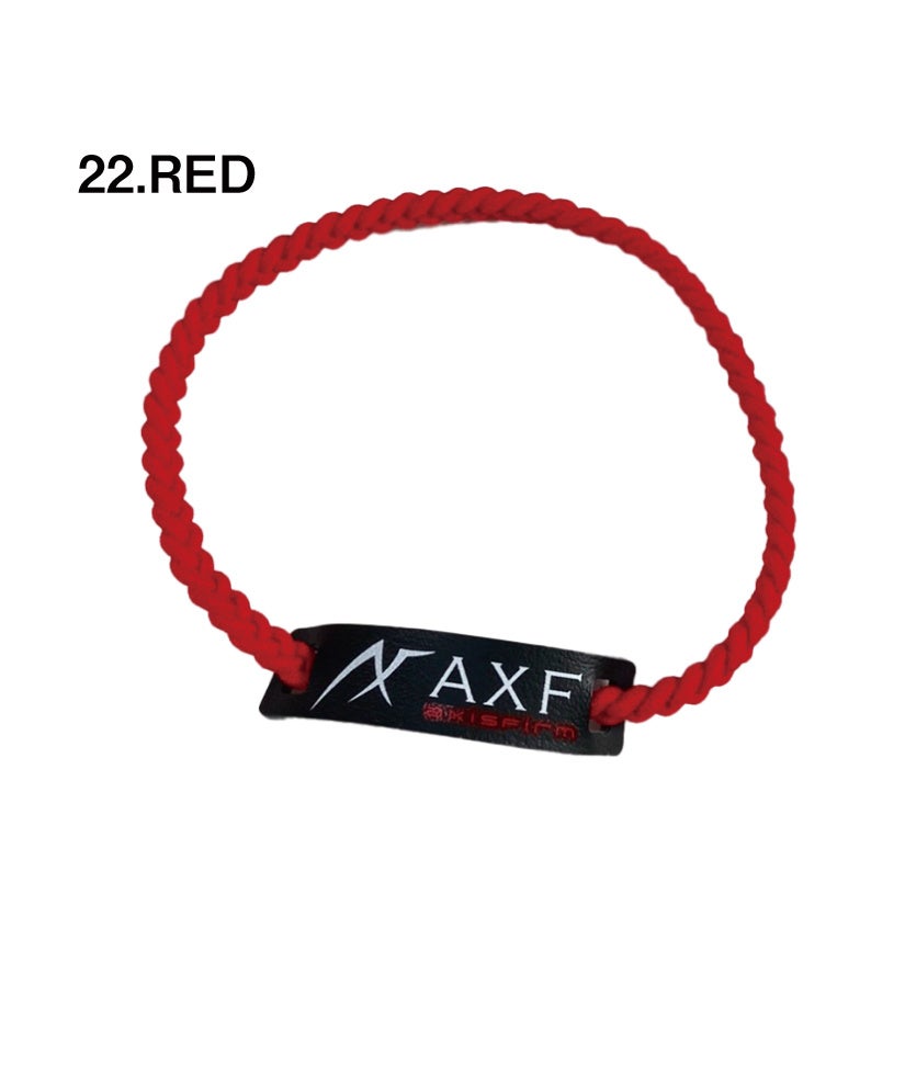 AXF Color Band Reflector カラーRED STRIPE アクセフ カラーバンド リフレクタータイプ ネックレス