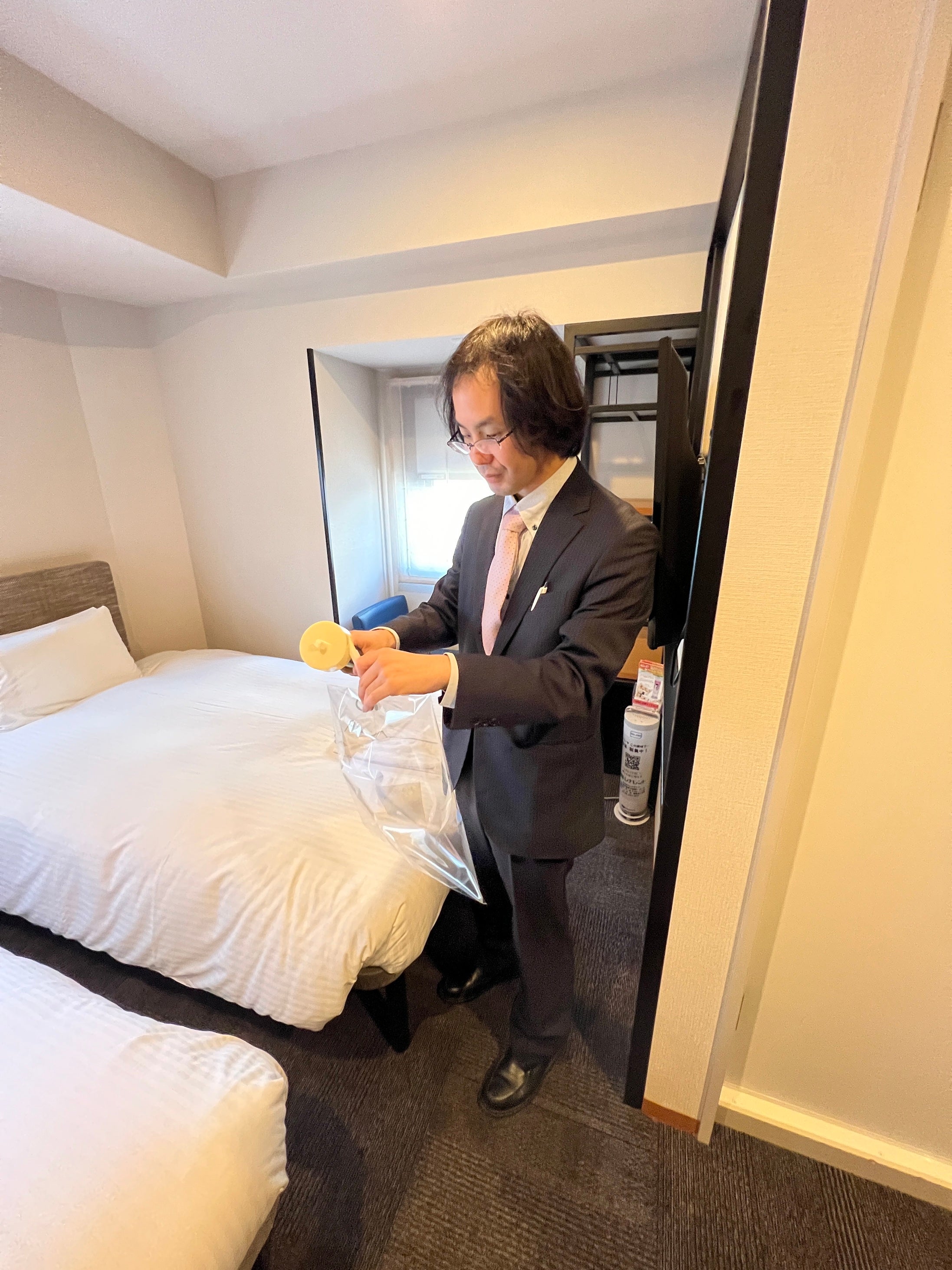 臭気測定士　検査風景