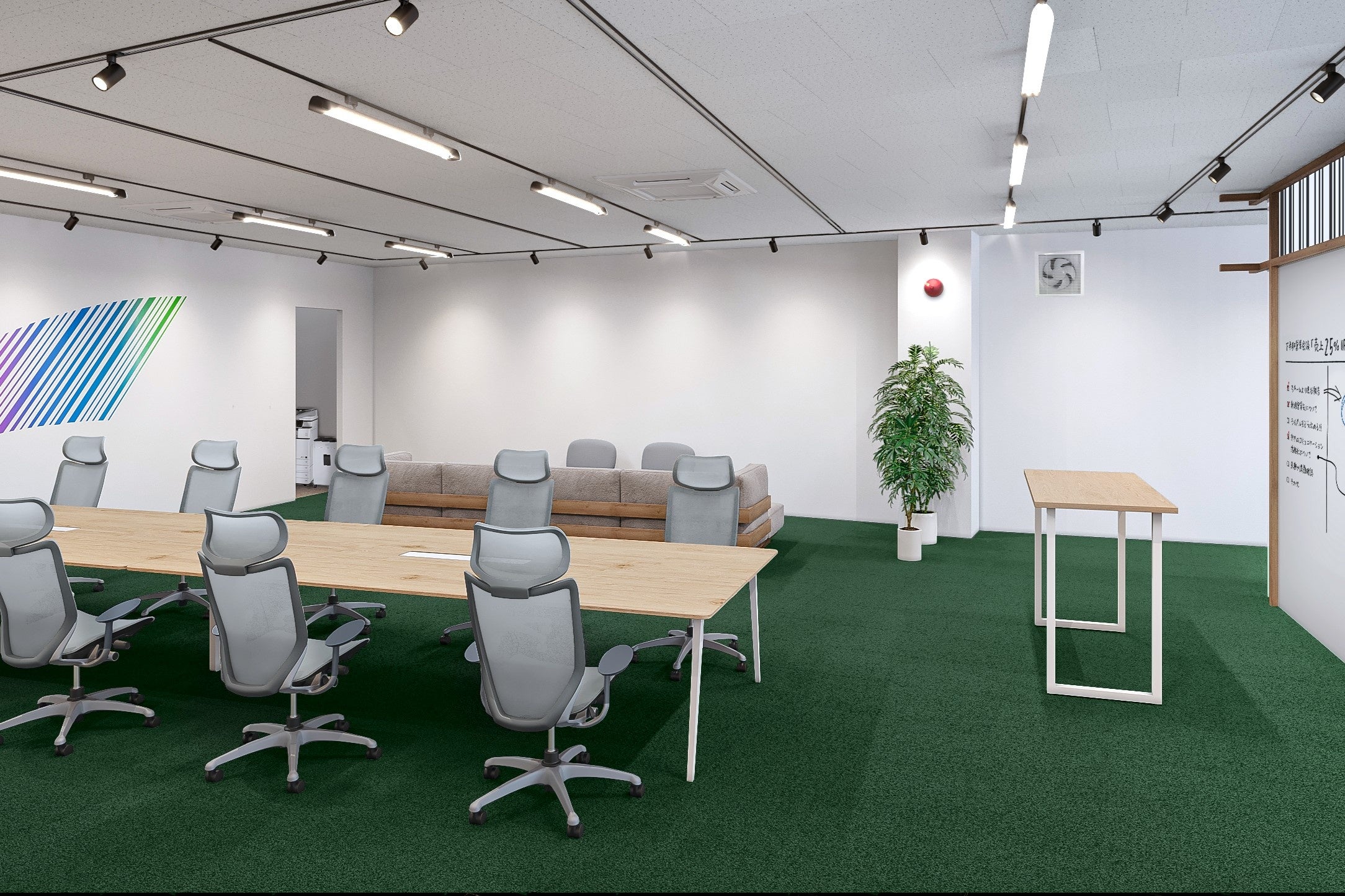 （新設する「出雲オフィス」の内装イメージ）