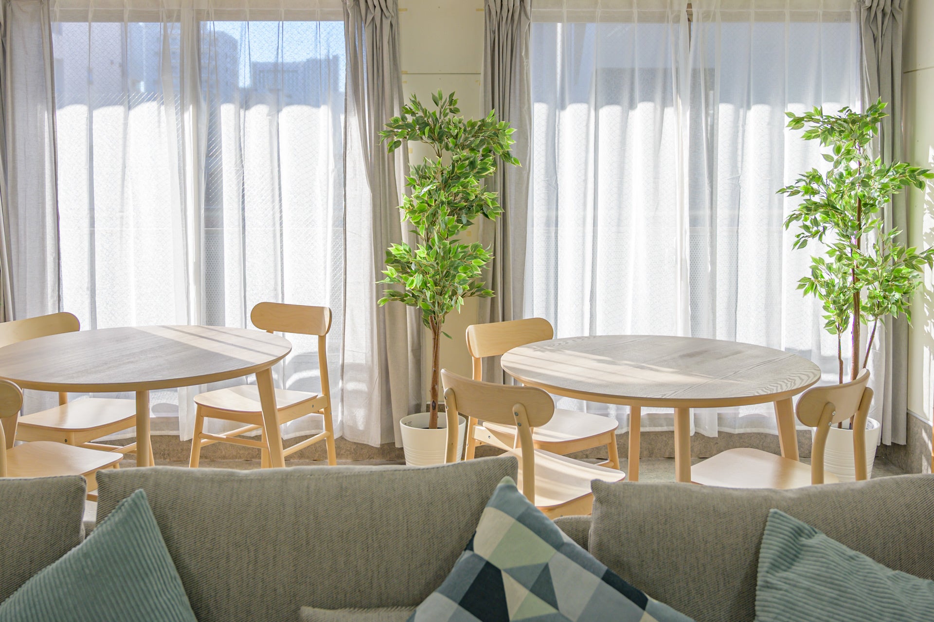 テーブルエリア