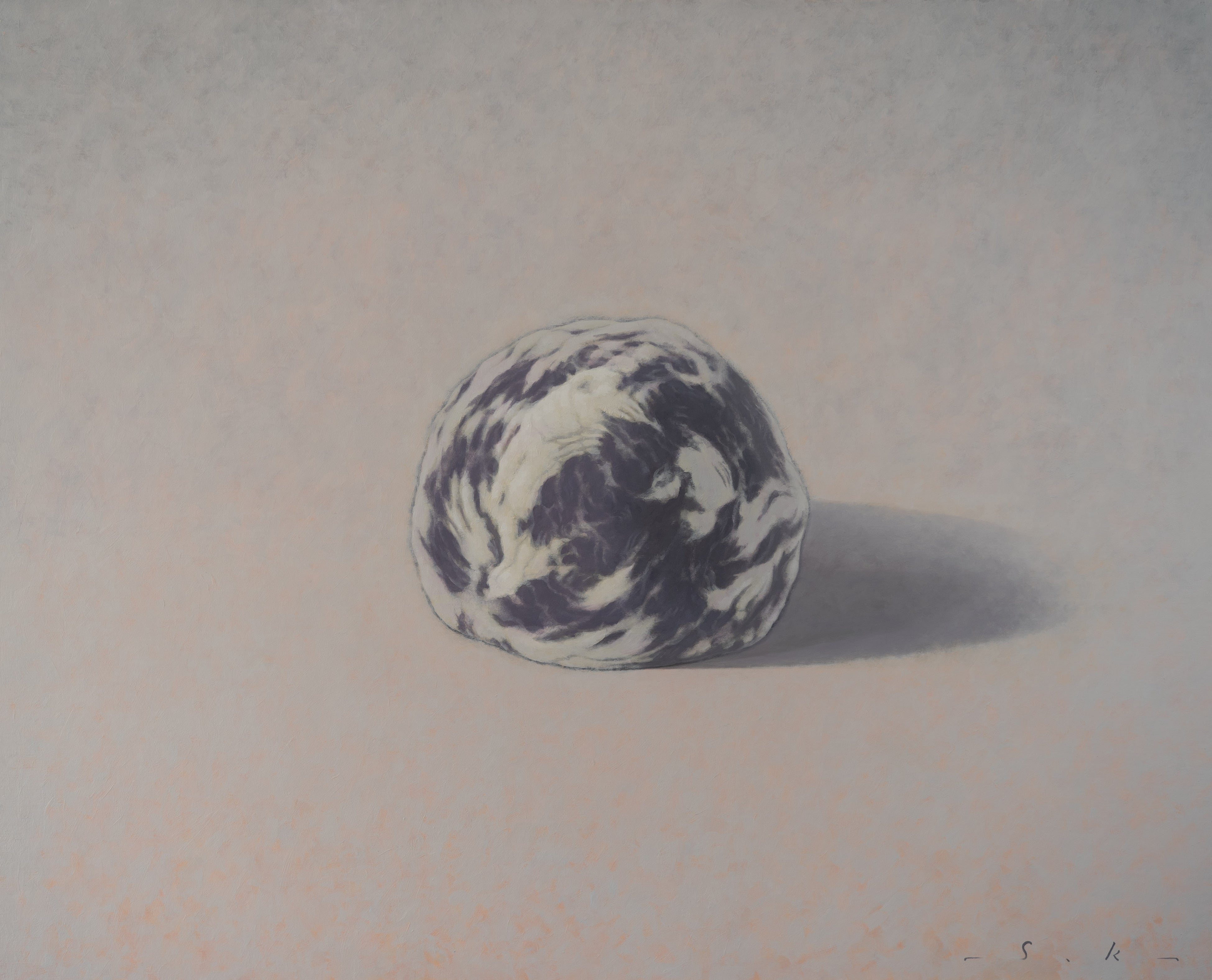 児島慎太郎 氏による「大手まんぢゅう」の絵画を忠実にプリントに再現した。