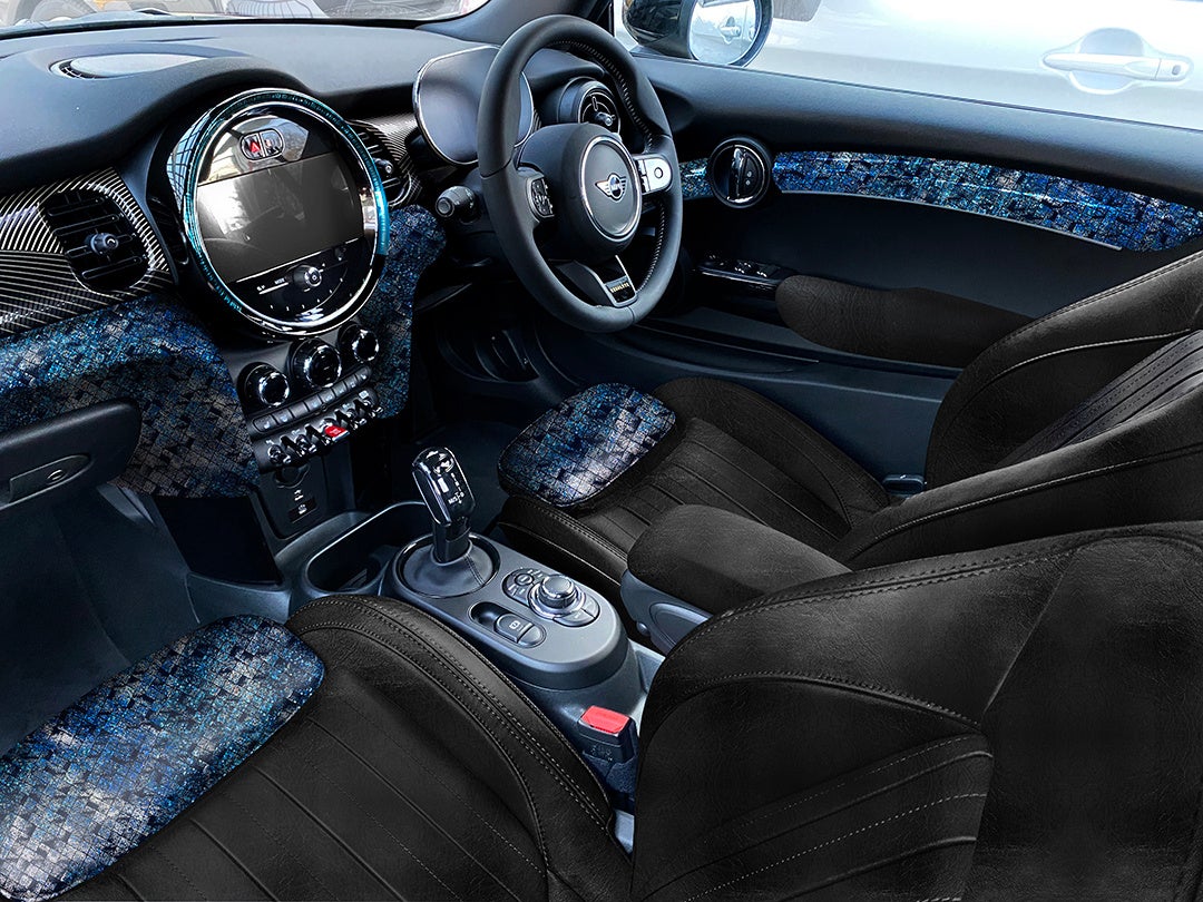 FAGASSENT × MINI岡山 コンセプトカー「BLUE DRIVE」内装完成図案